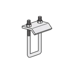 4-7/8" U Bolt Beam Clamp. 7 Oal. Z/P. 25/Box