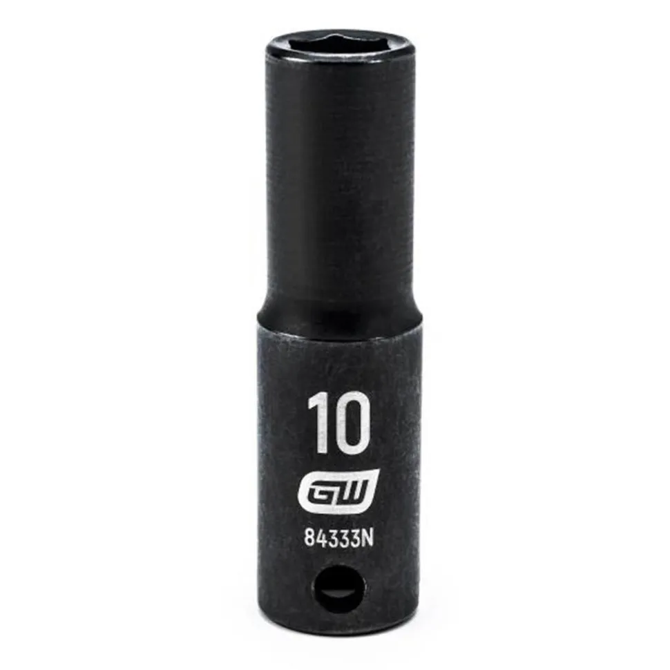 3/8" Drive 6 Point Deep Impact Metric Socket 10mm