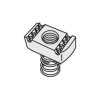 1/4"-20 Regular Spring Channel Nut. 1/4" Thick. Z/P. 100/Box