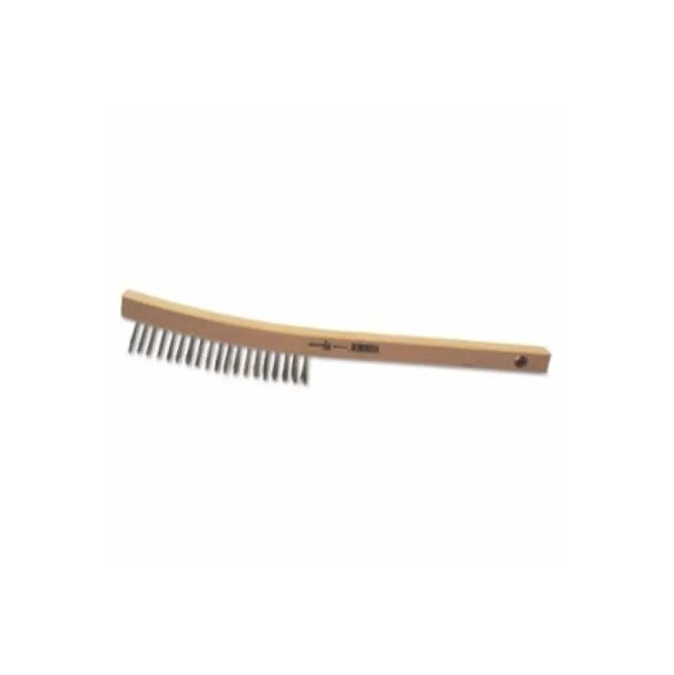 Anchor Premium Long Handle Brush 3" X 19" Rows; Carbon Steel Bristles BW-103