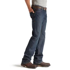 Ariat FR M4 Relaxed Basic Boot Cut Jeans, Shale