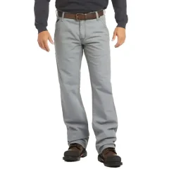 Ariat FR M4 Relaxed Workhorse Boot Cut Pants, Grey