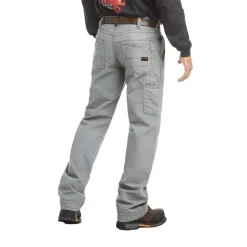 Ariat FR M4 Relaxed Workhorse Boot Cut Pants, Grey
