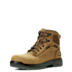 Ariat Turbo 6" Waterproof Carbon Toe Work Boot - Aged Brown 10027335