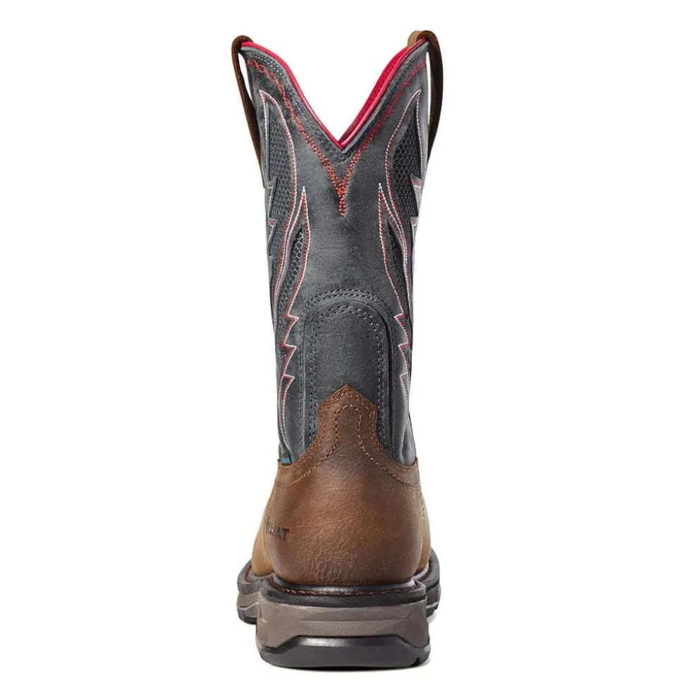 Ariat WorkHog XT VentTEK Waterproof Carbon Toe Work Boot - Rye Brown 10036005