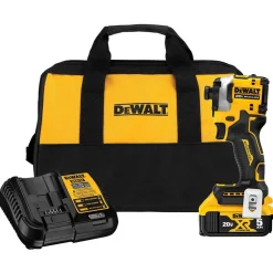 Atomic 20V Max 1/4" Brushless Cordless 3-Speed Impact Driver Kit w/ 20V MAX 6-1/2" Circular Saw