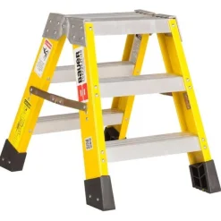 Bauer 2' Fiberglass 352 Series 2-Way Stepladder - Type 1A 300 lb. Rated 35202