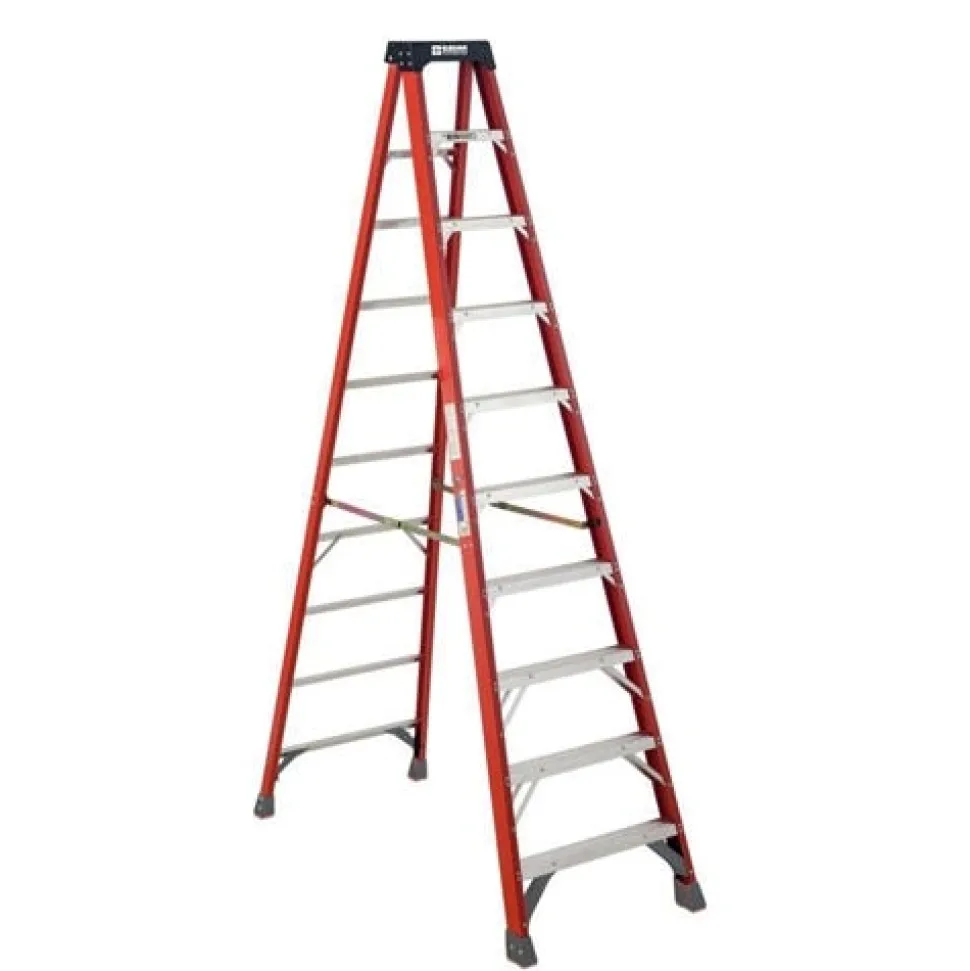 Bauer 12' Fiberglass Stepladder Type IA 300 lb. Rated 30412