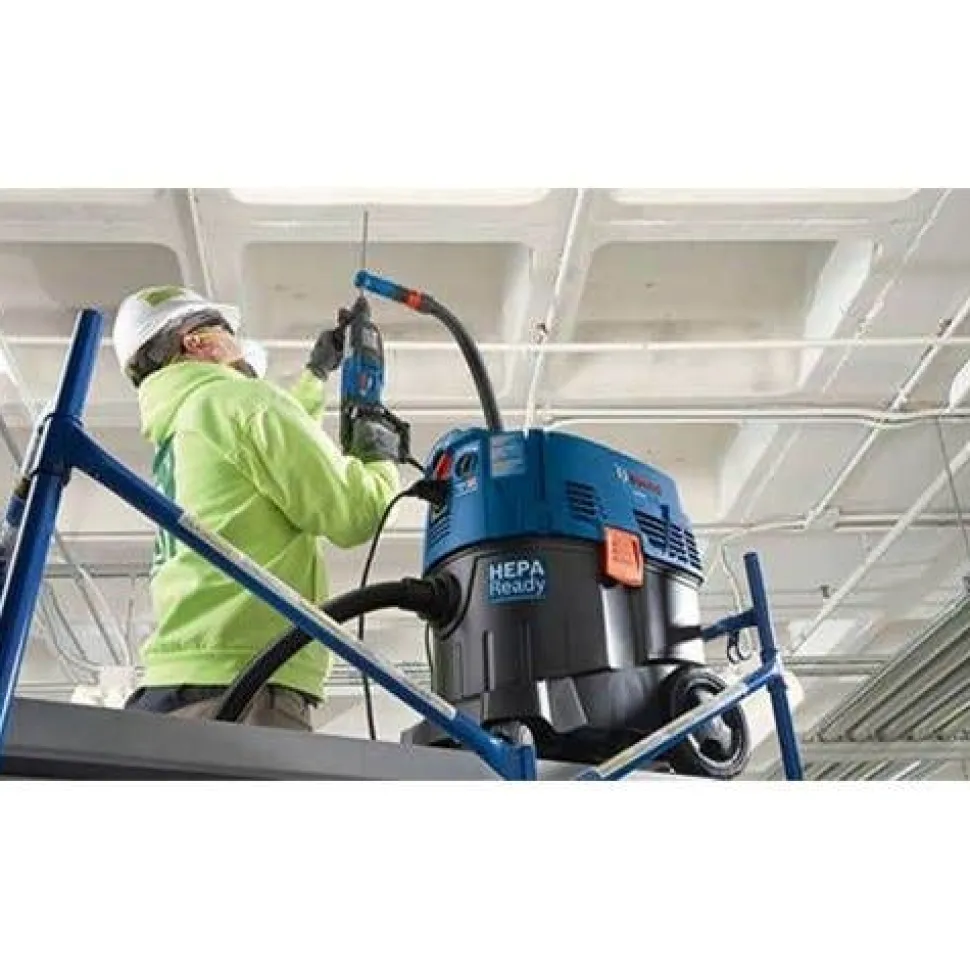 Bosch 14 Gallon Wet/Dry HEPA Vac Dust Extractor Auto-Cleaner 150 CFM VAC140AH