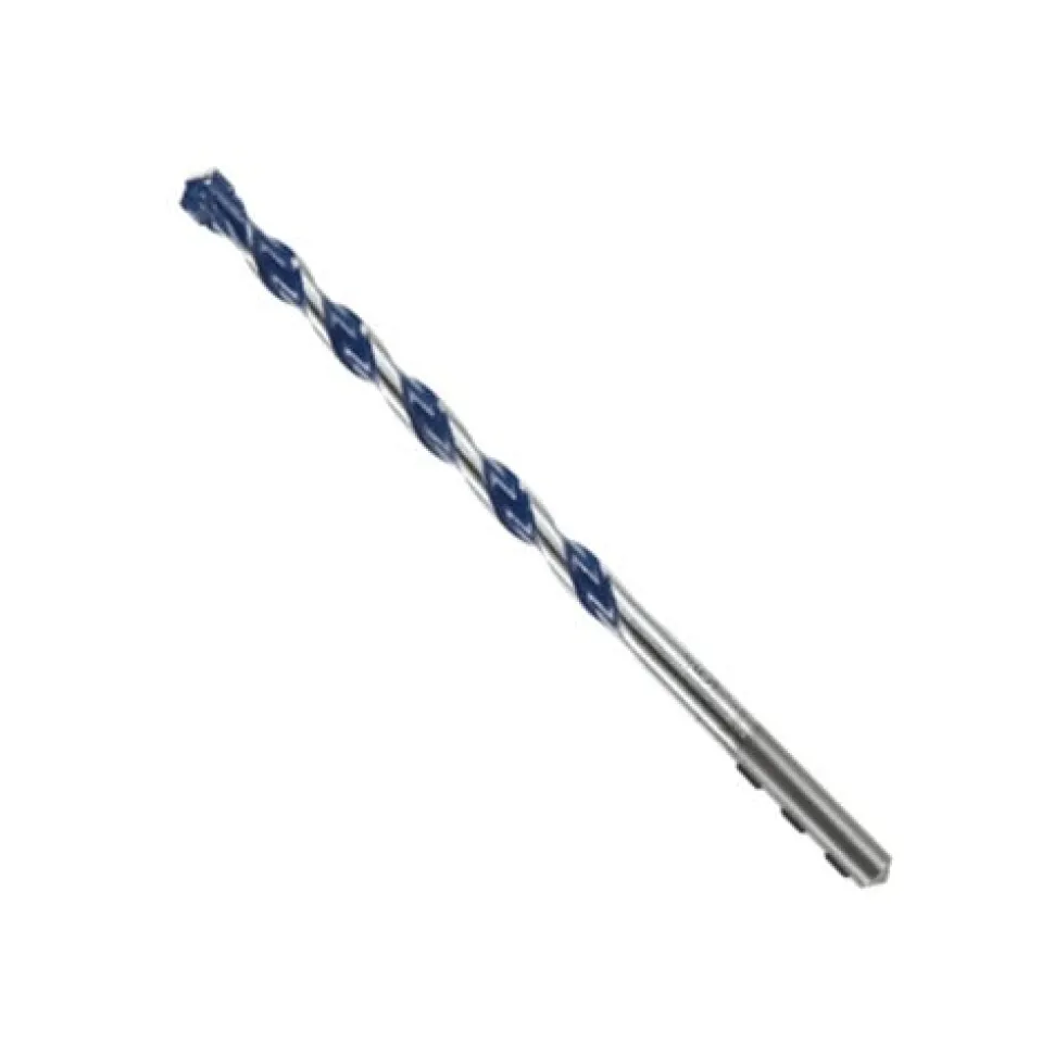 Bosch 1/4" x 8" x 10" Blue Granite Turbo Carbide Hammer Drill Bit HCBG07T