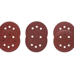 Bosch Assortment 5" (60, 120, 240 grit) 8 Hole Hook-And-Loop Sanding Discs (6 Pieces) SR5R000