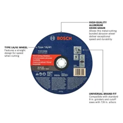 Bosch Power Tools 9" Type 1a/41 Abrasive Wheel TCW1S900