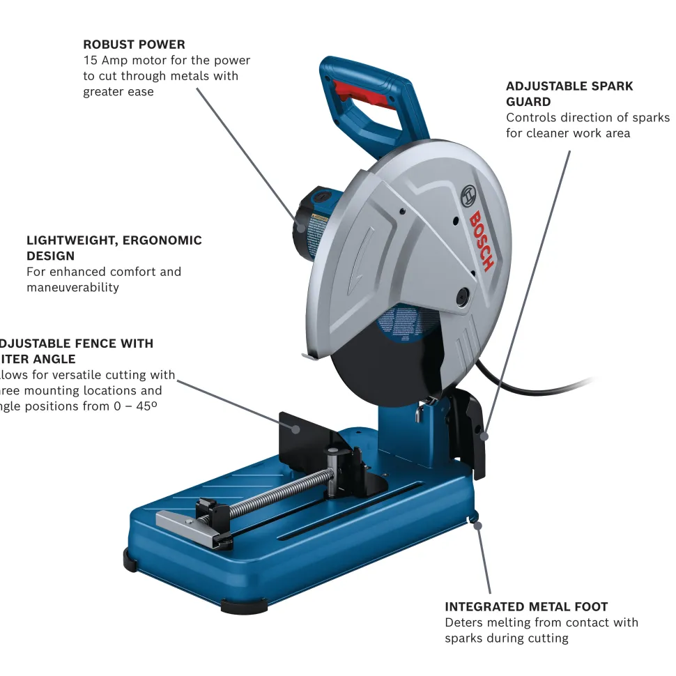 Bosch Power Tools 15amp 14" Abrasive Cut Off Machine GCO15-14