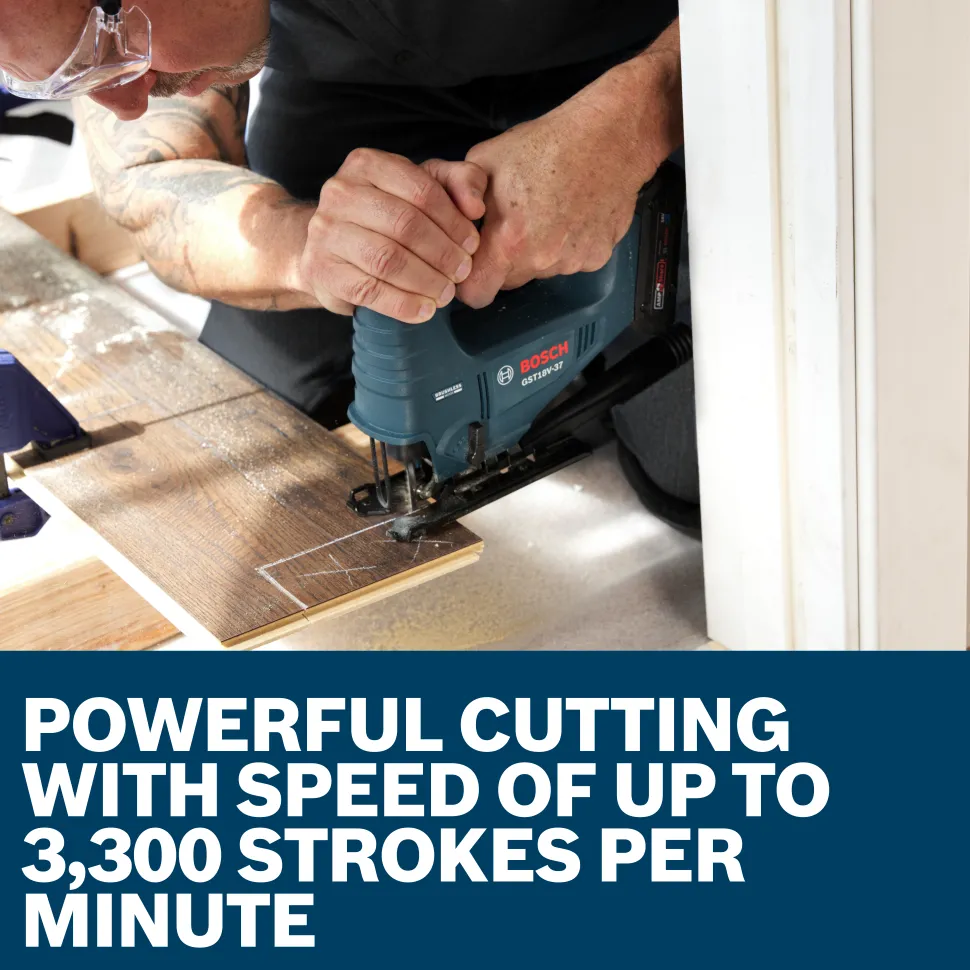 Bosch Power Tools 18V Brushless Top-Handle Jig Saw GST18V-37N