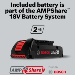 Bosch Power Tools 18V 15-Gauge Angled Finisher Kit GNH18V-15MAB12