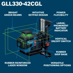 Bosch Power Tools 12V Leveling and Alignment Laser GLL330-42CGL