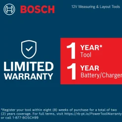 Bosch Power Tools 12V Leveling and Alignment Laser GLL330-42CGL