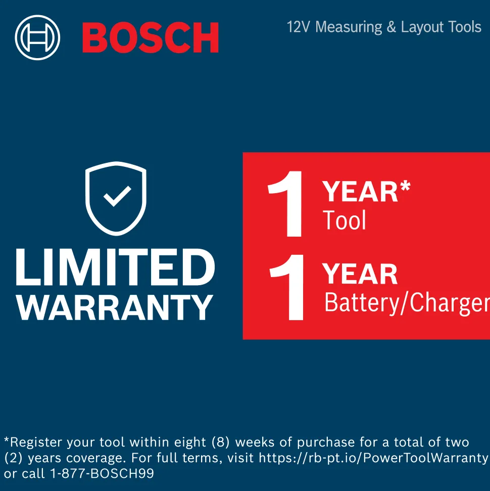 Bosch Power Tools 12V Leveling and Alignment Laser GLL330-42CGL