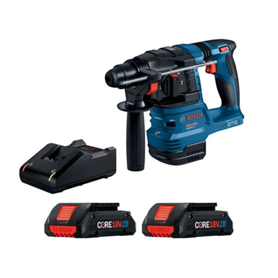 Bosch 18V Brushless SDS-PLUS Bulldog 3/4" Rotary Hammer Kit GBH18V-22K24