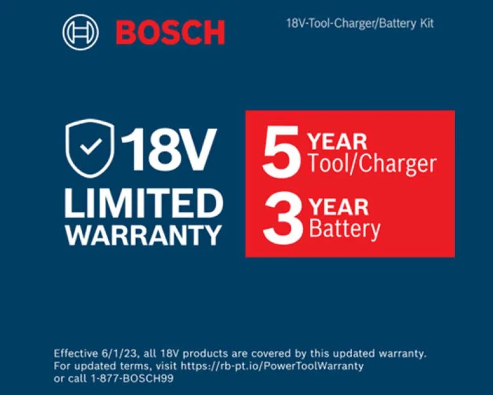 Bosch 18V Brushless SDS-PLUS Bulldog 3/4" Rotary Hammer Kit GBH18V-22K24