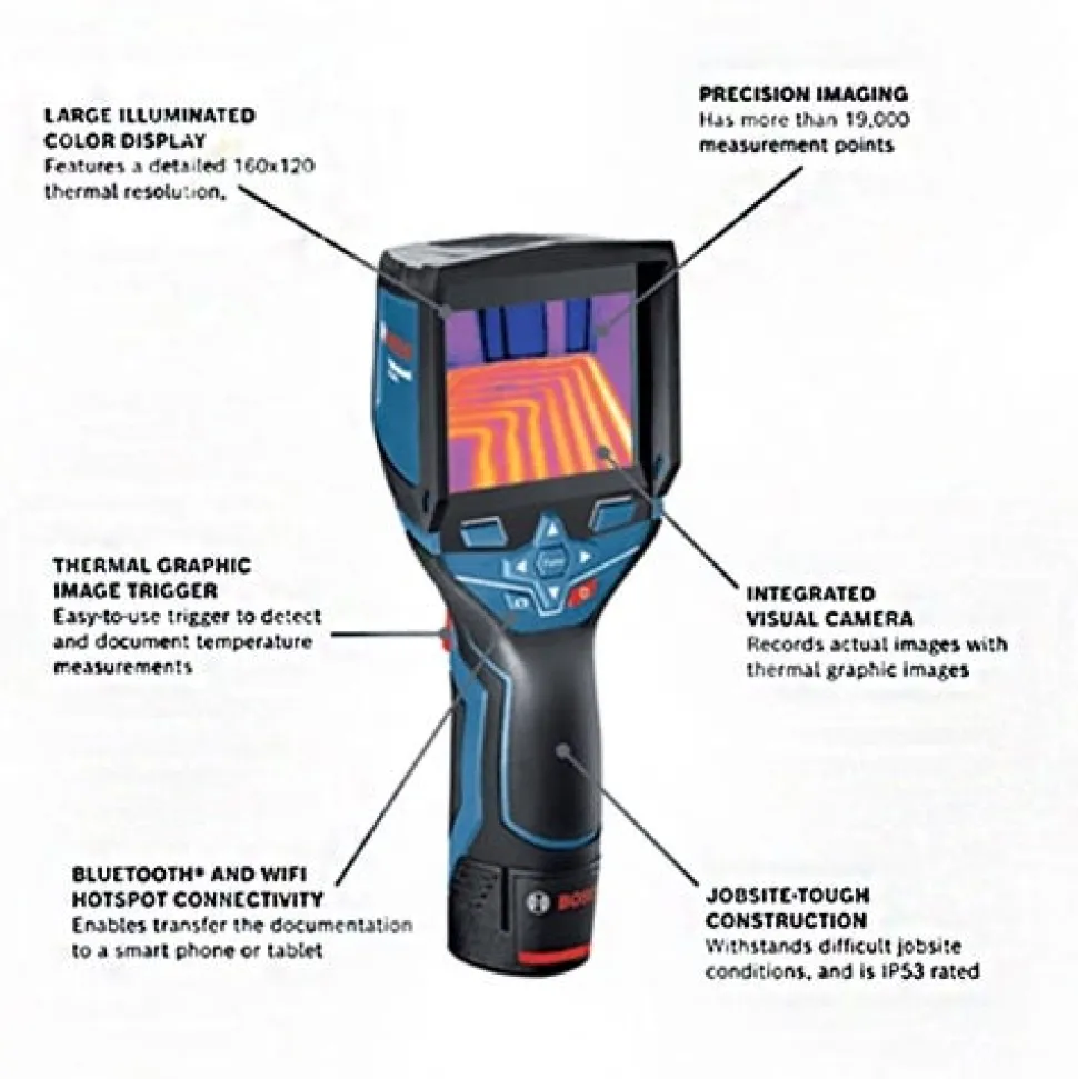 Bosch 12V Connected Thermal Camera 160x120 Resolution GTC400C