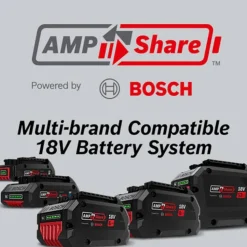 Bosch 18V CORE18V Lithium-Ion 6 Ah High Power Battery - 2 Pack GBA18V60-2PK