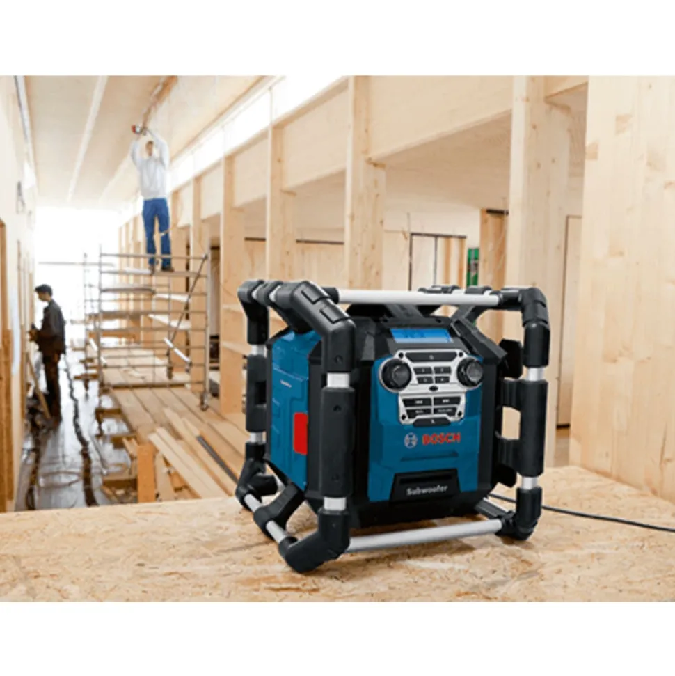 Bosch 18V Jobsite Radio with Bluetooth 5.0 and Power Station GPB18V-5CN