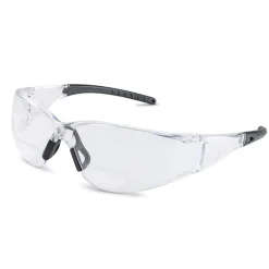 Brass Knuckle 1.5 Clear Lens Standard Anti-Fog Reader Glasses With Black Frame BKREAD-6015