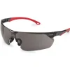 Brass Knuckle Smoke Lens N-FOG Flex Glasses With Red Frame BKFLEX-4040SN