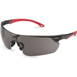 Brass Knuckle Smoke Lens N-FOG Flex Glasses With Red Frame BKFLEX-4040SN