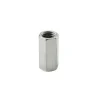 Brighton-Best 5/8"-11 X 2-1/8" Long Zinc Rod Coupler Coupling Nut Zinc Plated - Box of 20 303060-PR
