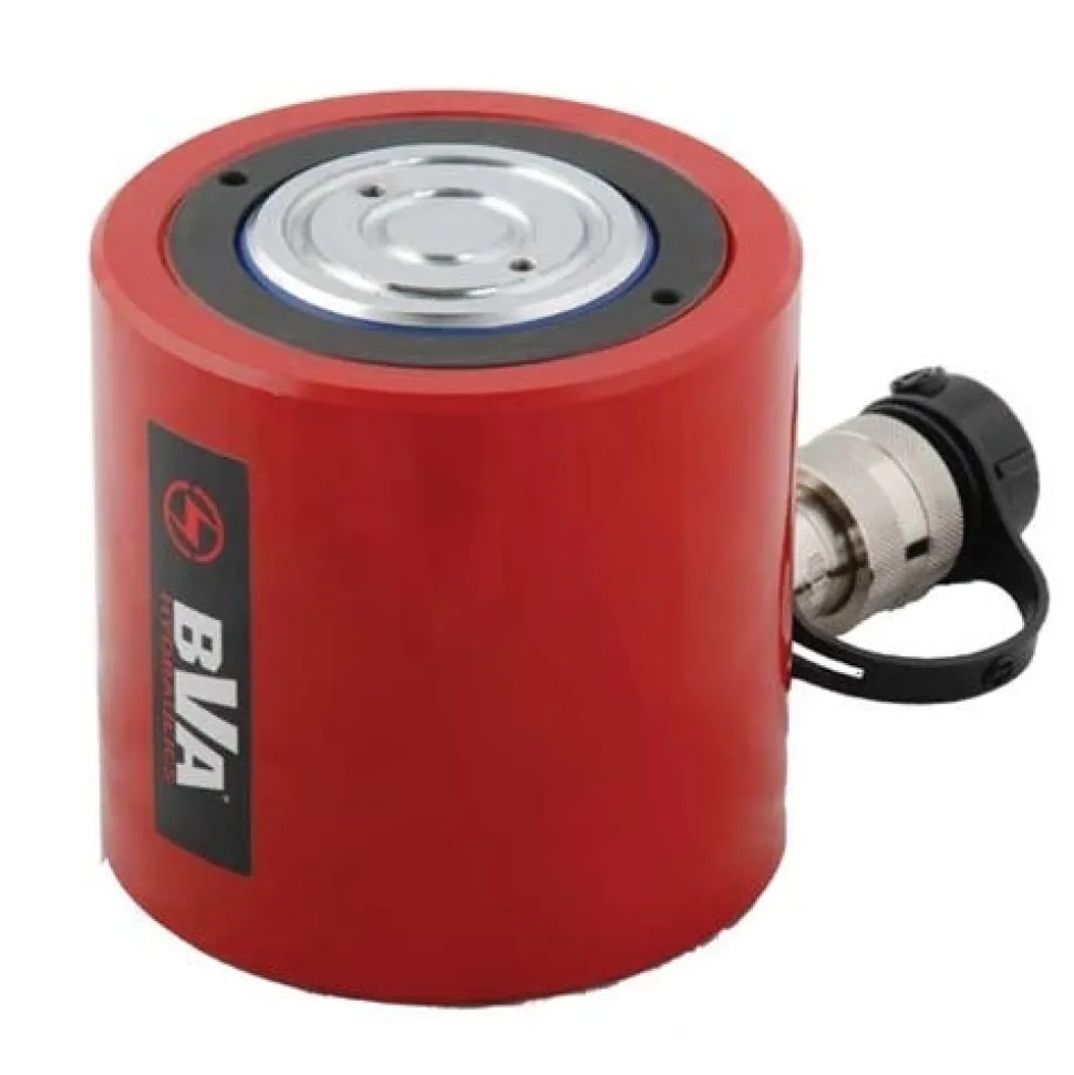 BVA 10 Ton 1.5" Stroke Low Profile Single Acting Hydraulic Cylinder HL1001