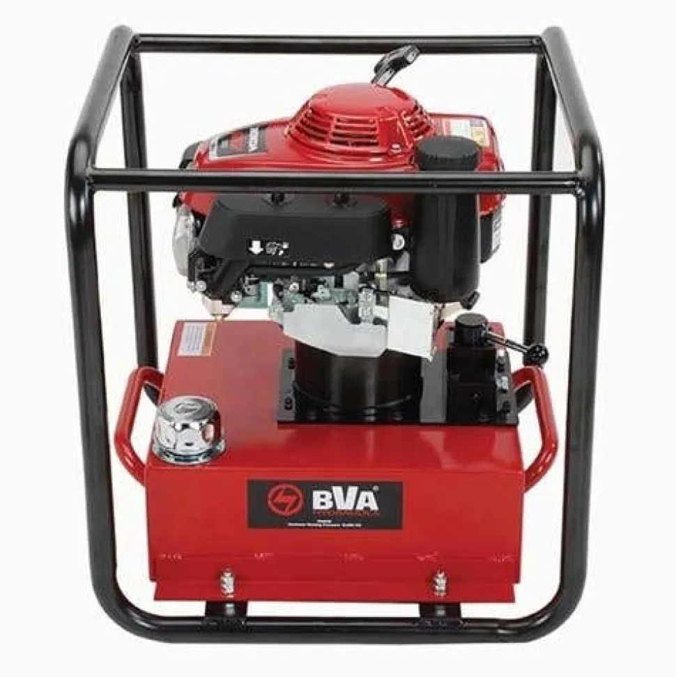 BVA Hydraulics 5 Gallon 5.5 HP Double Acting Gas Pump PG70M4N05