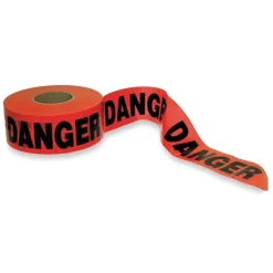 CH Hanson 1000' 2 Mil Red Danger Danger Barricade Tape 16003