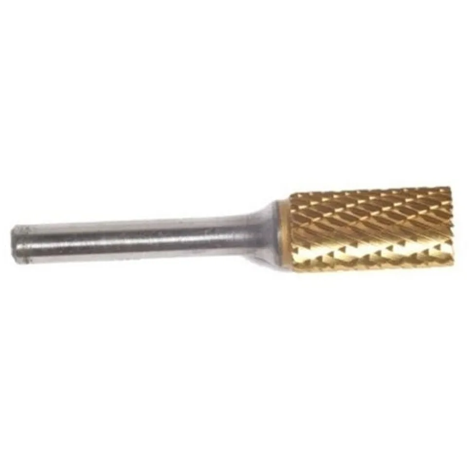 Champion Titanium Coated Solid Carbide Die Grinder Burs Cylinder 3/8 x 3/4" SA3-IPAC