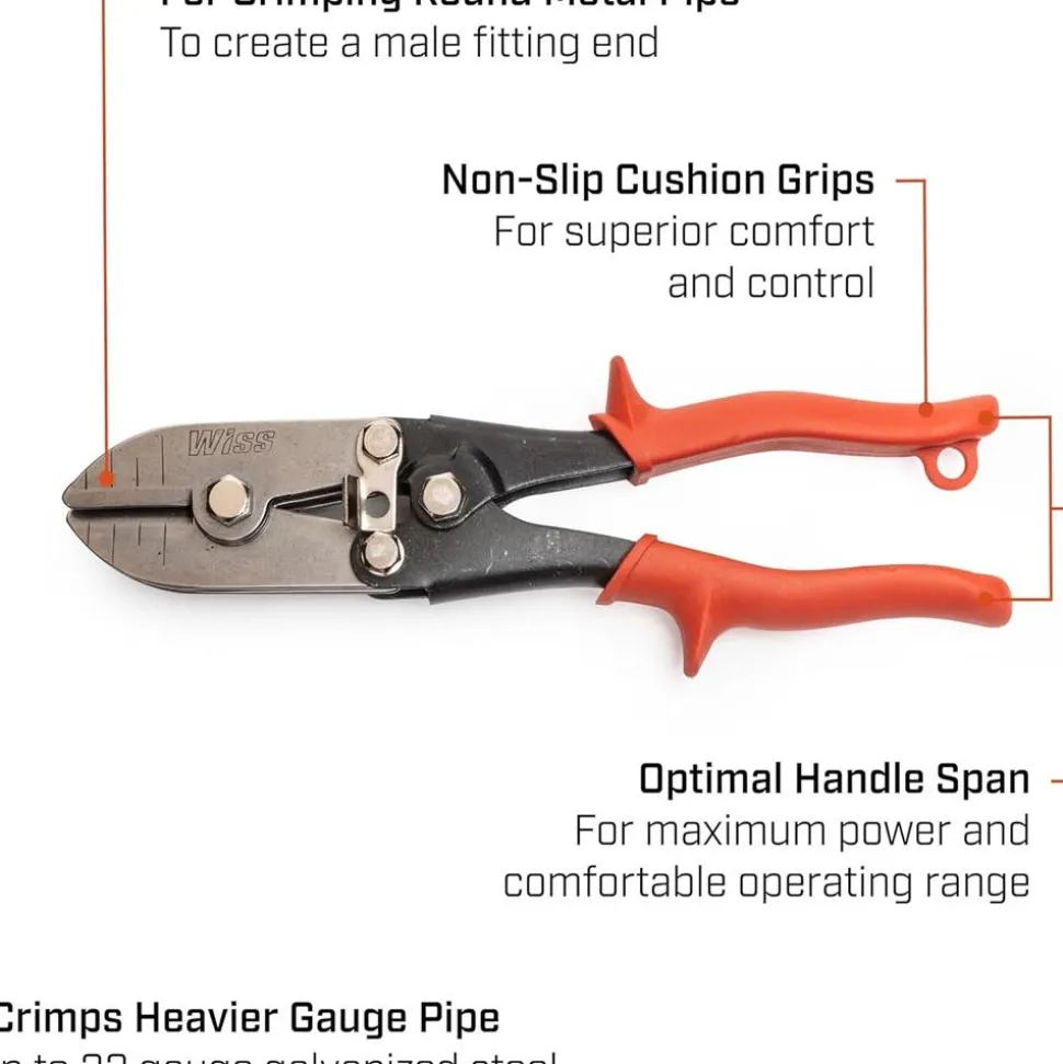 Crescent 9-3/4" 5-Blade Hand Crimper WC5SN