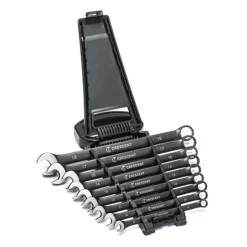 Crescent 9 Piece 12 Point Long Pattern Combination Metric Wrench Set CCWS9BM