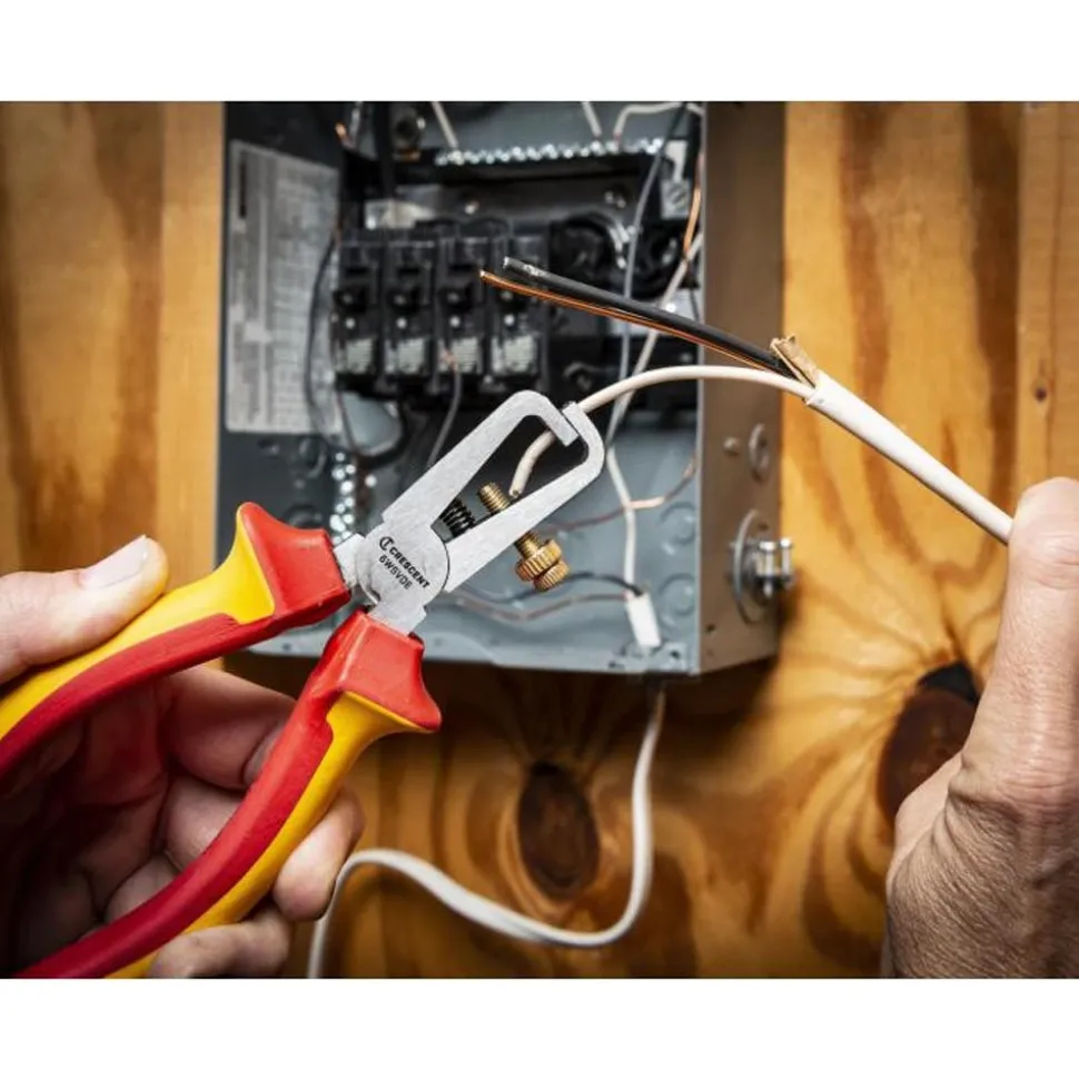 Crescent 6" VDE Insulated Wire Stripper Pliers 6WSVDE