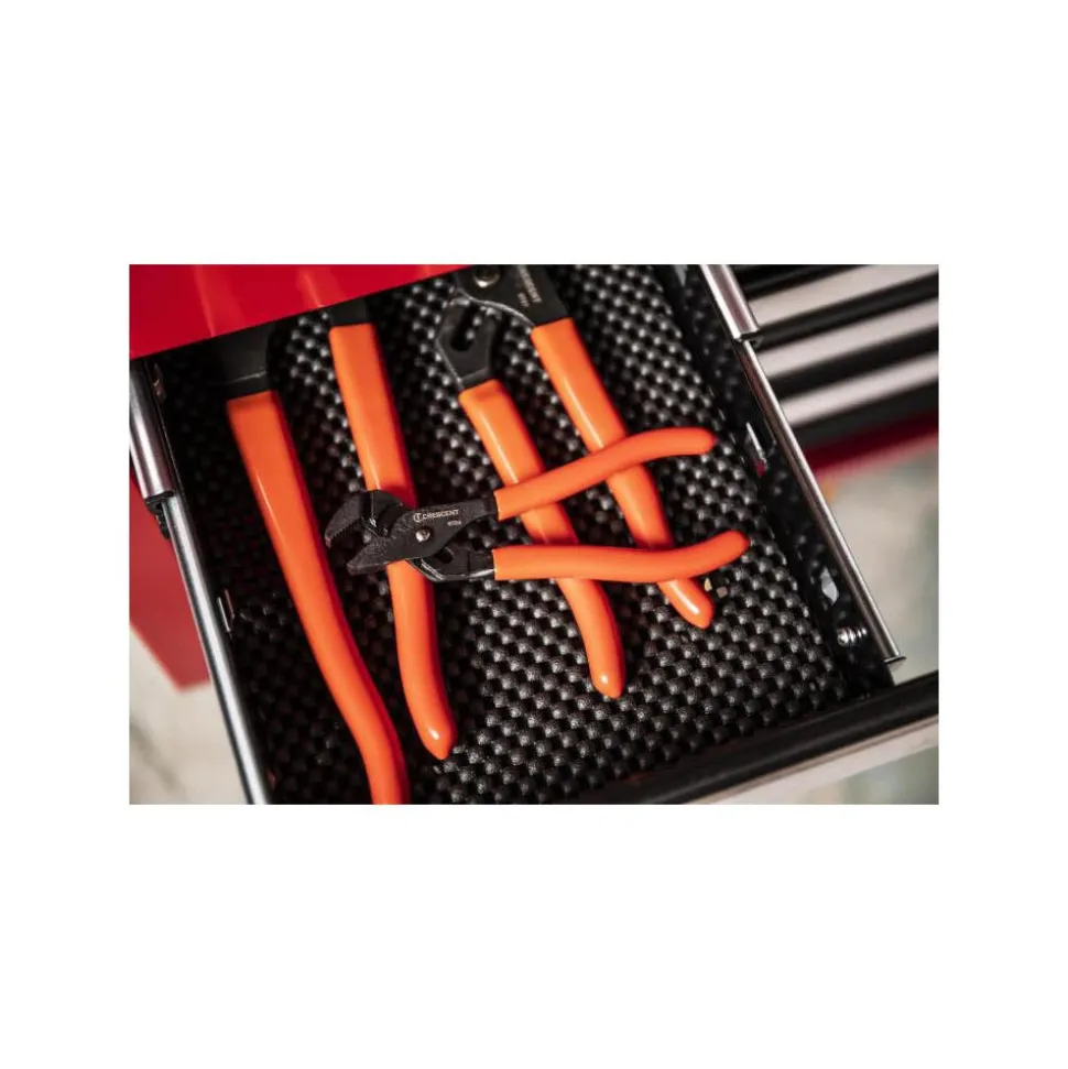 Crescent Tools 4-1/2" Mini Dipped Handle Tongue and Groove Pliers RT24CVS-05