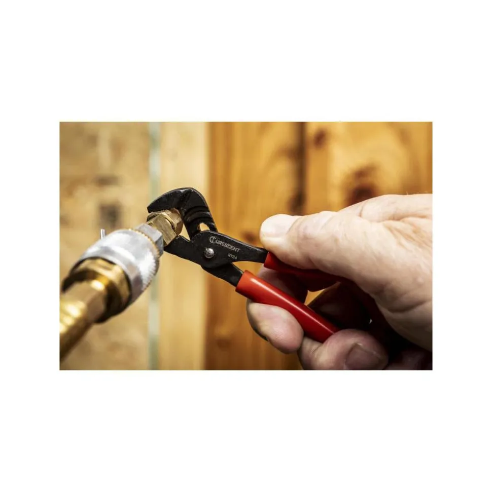 Crescent Tools 4-1/2" Mini Dipped Handle Tongue and Groove Pliers RT24CVS-05