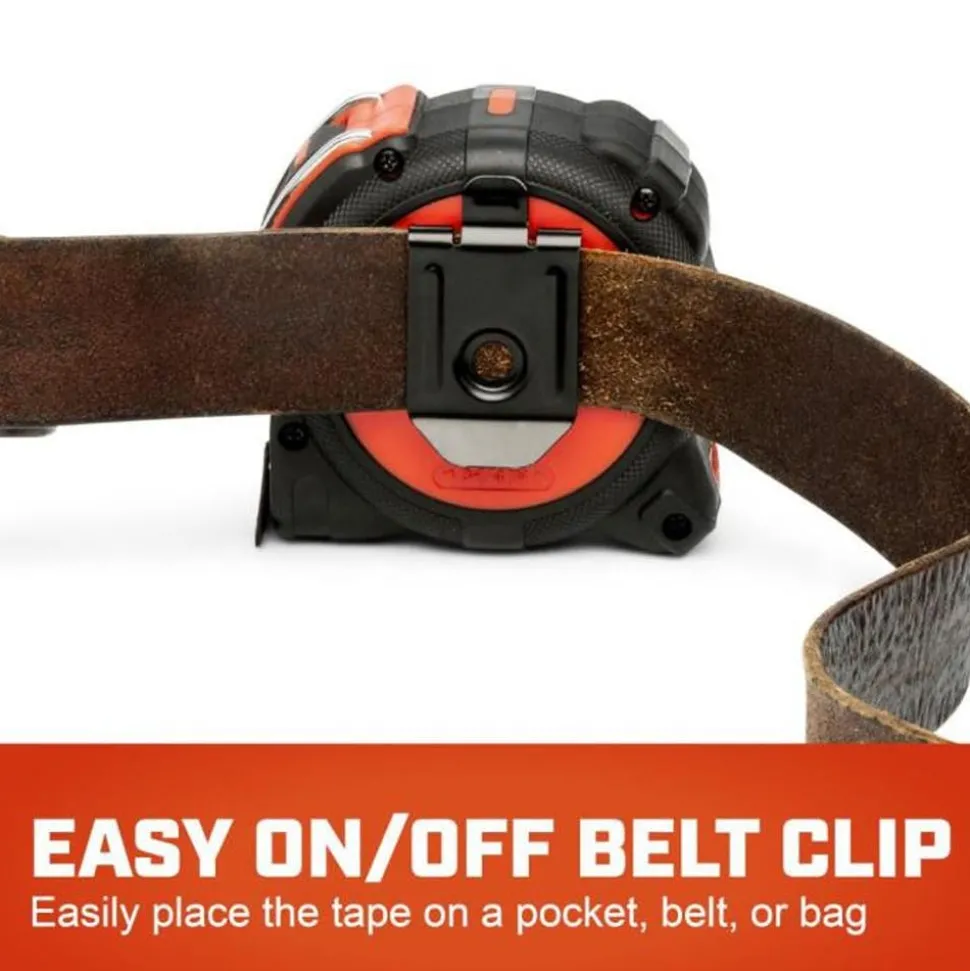 Crescent Tools 1-1/4" x 25' SHOCKFORCE NITE EYE Tape Measure L1325B-02