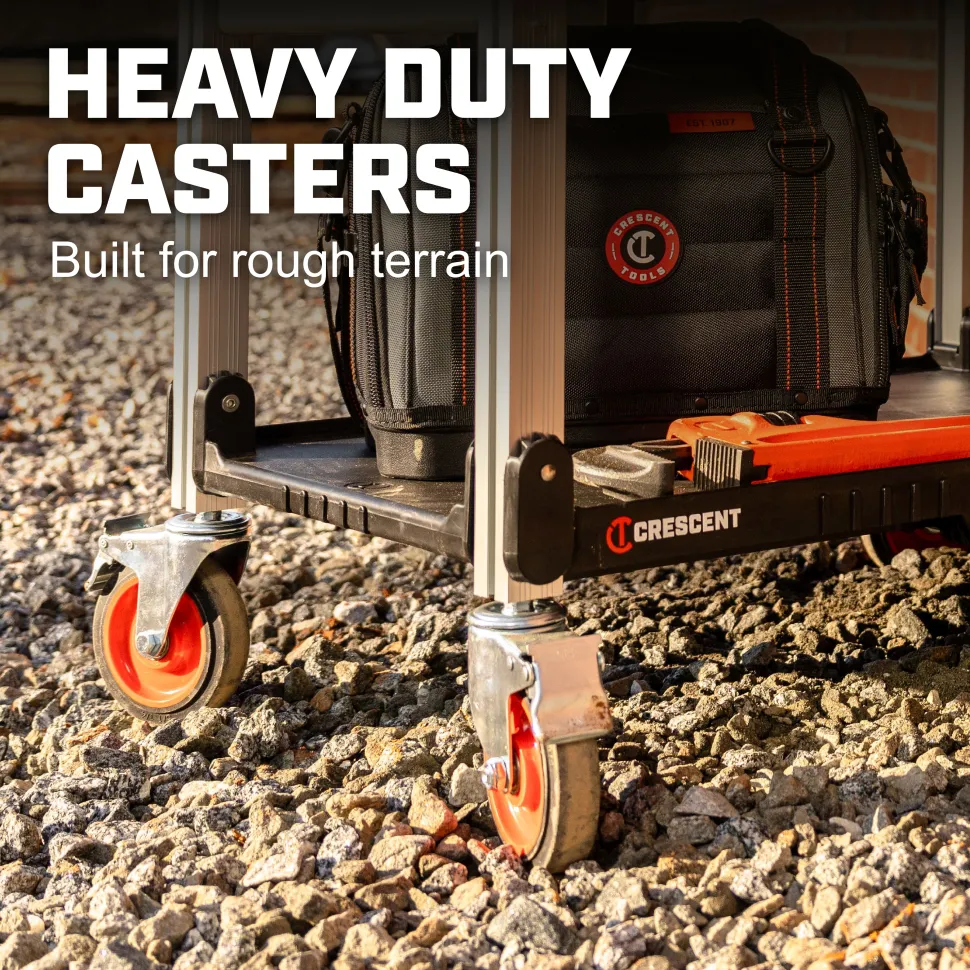 Crescent Tools SITERUNNER Folding Jobsite Cart F3SCBL