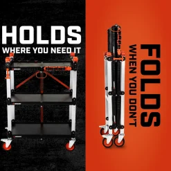 Crescent Tools SITERUNNER Folding Jobsite Cart F3SCBL