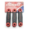 Cresent 3 Piece Folding SAE/Metric/Torx Dual Material Key Set Black CHK3PC