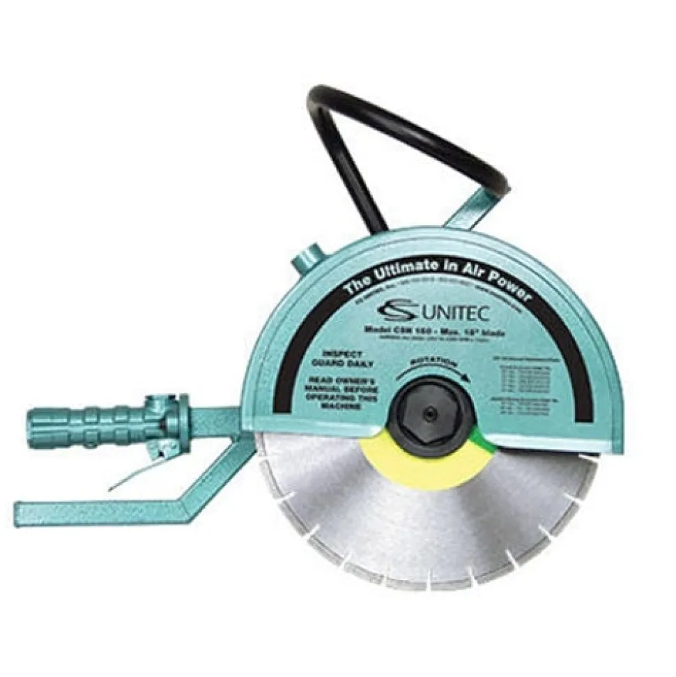 CS Unitec 14" Concrete Saw Pneumatic Hand-held Cut-Off Air CSH 135