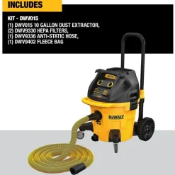 DeWalt 10 Gallon Dust Extractor DWV015