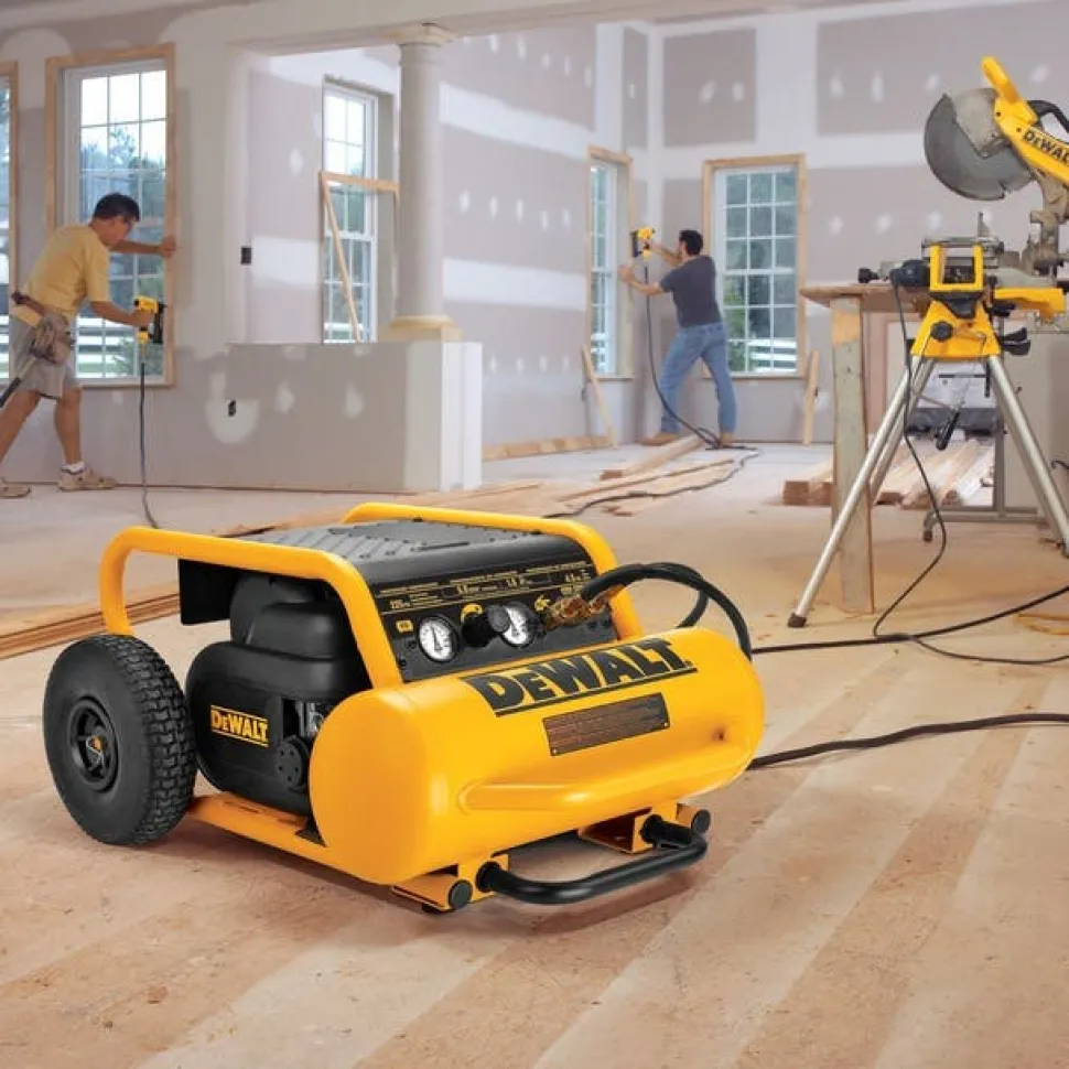 DeWalt 4.5 Gallon Portable Electrical Air Compressor, 225 PSI D55146