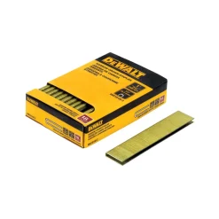 DeWalt 18 Gauge Narrow Crown Stables 1/4" Crown 1" Staples - 2,500PK DNS18100-2