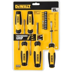 DeWalt 15 Piece Fixed Bar Screwdriver Set DWHT65202