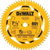 DeWalt 7-1/4" 60T Circular Saw Blade with 5/8 Inch Arbor DWA271460